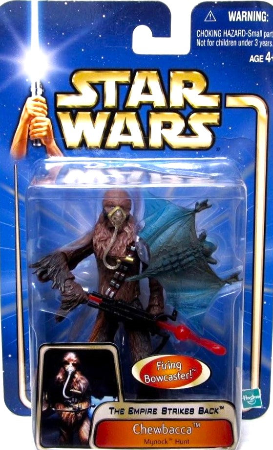 hasbro star wars 3.75 inch action figure chewbacca mynock hunt the empire strikes back