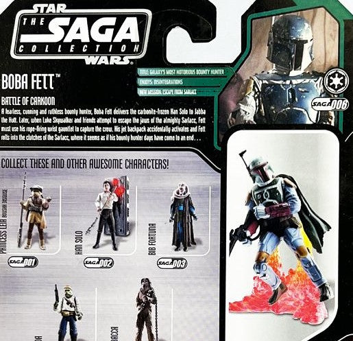2006 Star Wars Saga Collection Boba Fett (Battle of Carkoon)