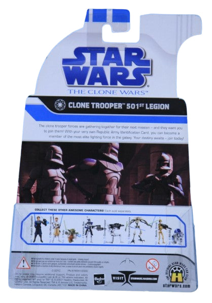 Star Wars The Clone Wars - 501st Legion Phase I Clone Trooper (ID card exclusive)