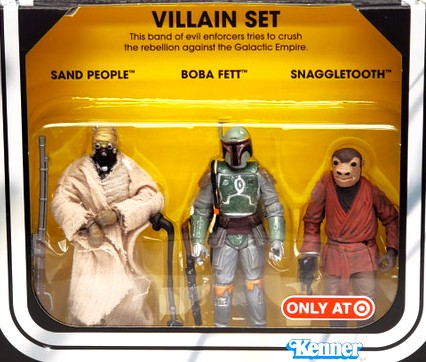 Star Wars 2011 Special Action Figure Villian Set - Boba Fett | Snaggletooth | Sandpeople 3pk