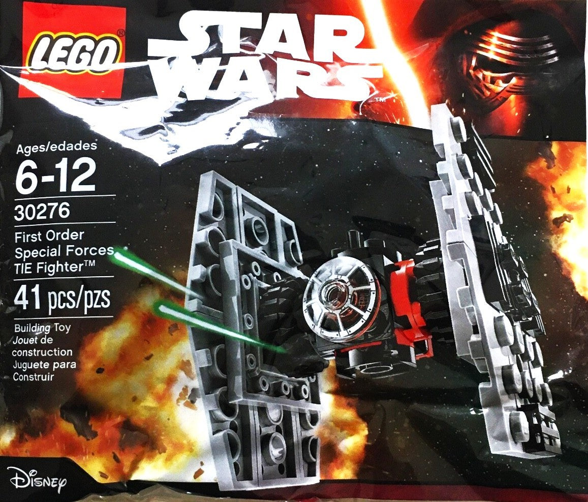 lego star wars 30276 polybag mini first order special forces tie fighter