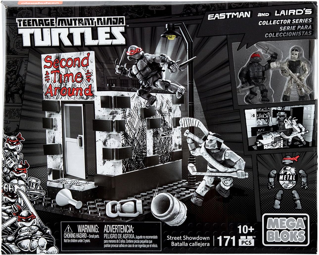 mega bloks teenage mutant ninja turtles street showdown eastman laird collector series construx plastic building blocks
