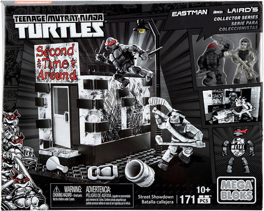 mega bloks teenage mutant ninja turtles street showdown eastman laird collector series construx plastic building blocks