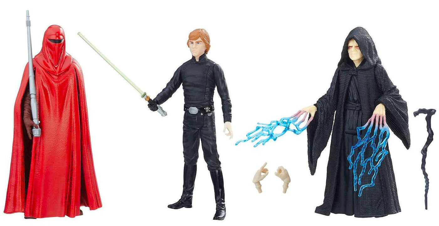 Star Wars Force Link Return of the Jedi Battle Pack (Palpatine, Skywalker, Royal Guard)