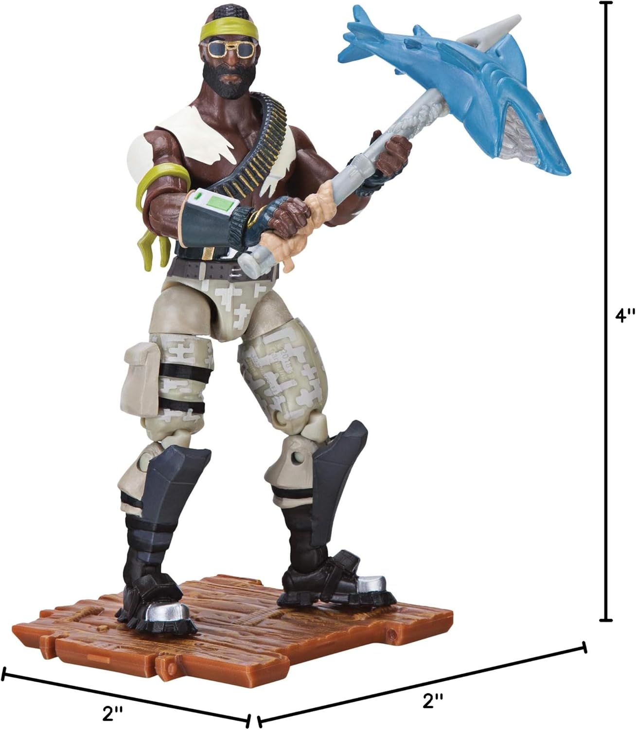 2018 Jazwares 3.75 inch Fortnite Figure - Bandolier (Solo Mode)