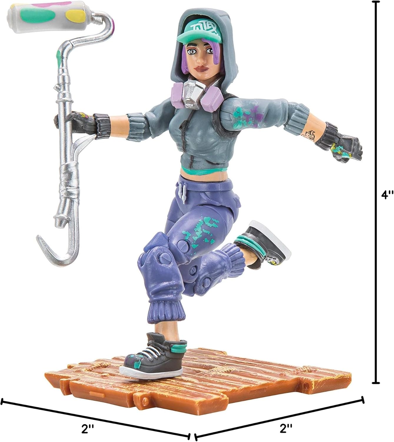2018 Jazwares 3.75 inch Fortnite Figure - Teknique (Solo Mode)