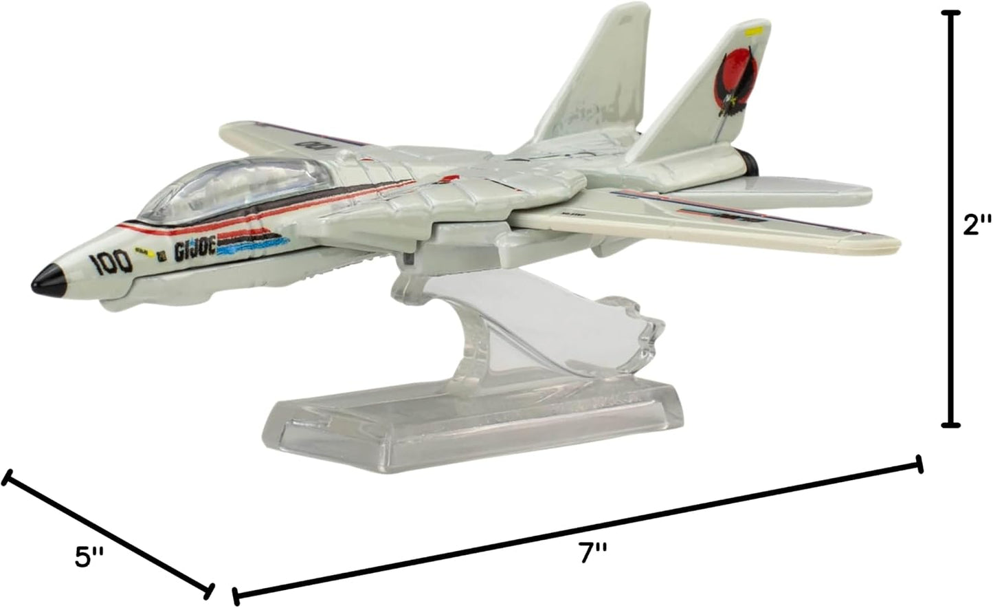 Hot Wheels Pop Culture Die Cast - GI Joe Skystriker (F-14 Tomcat)