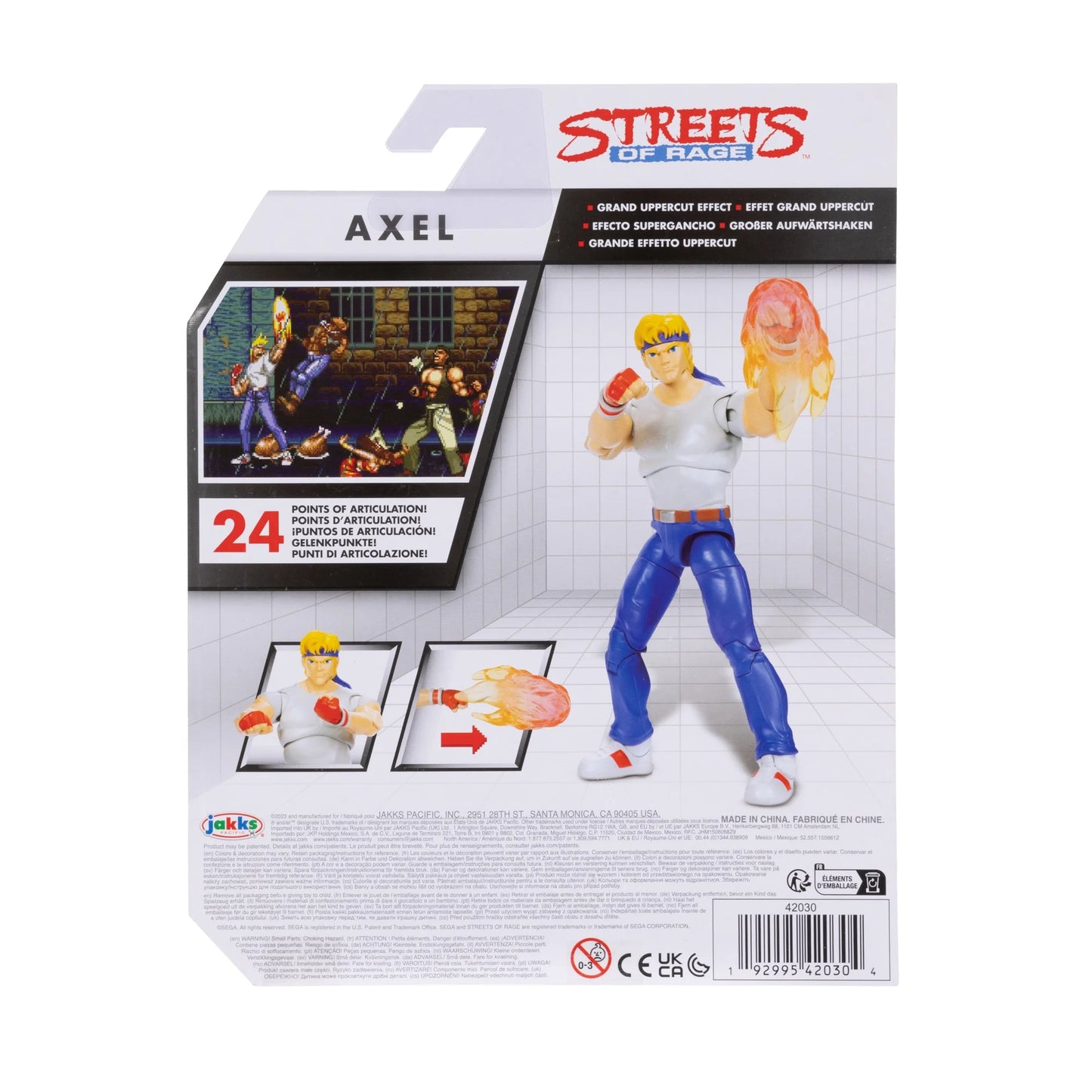 Sega Streets of Rage - 4 inch Axel Figure