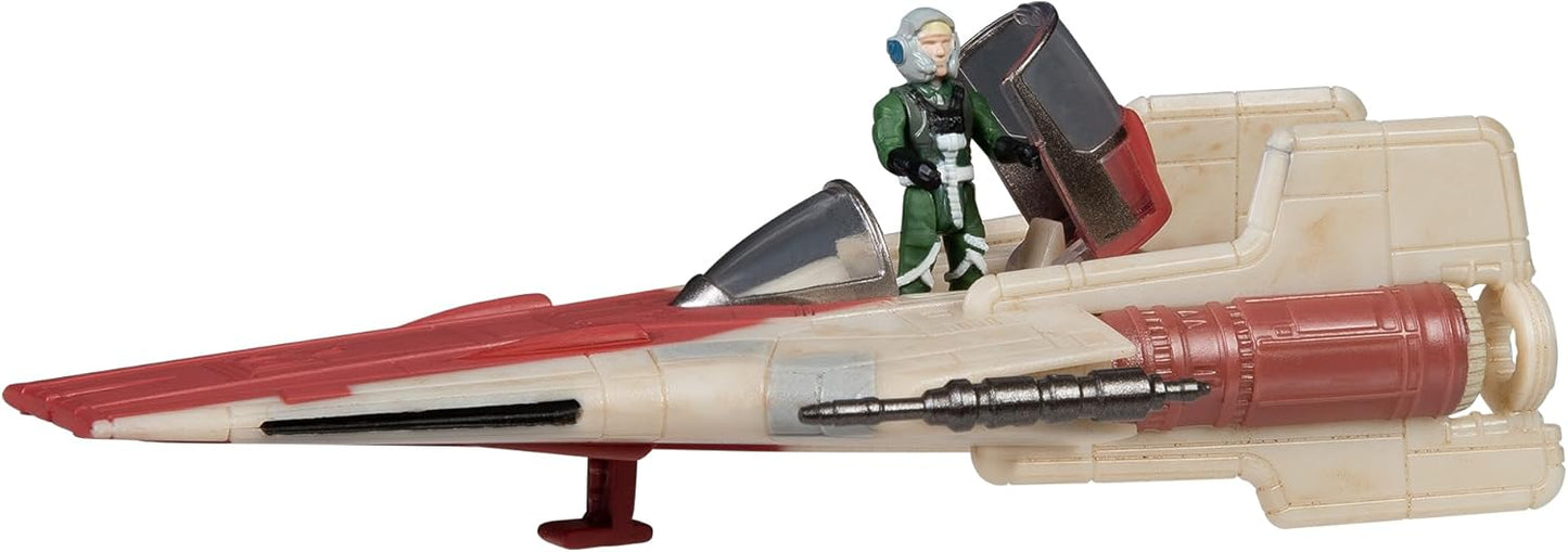 Star Wars Micro Galaxy Squadron A-Wing (RED - Series 4)