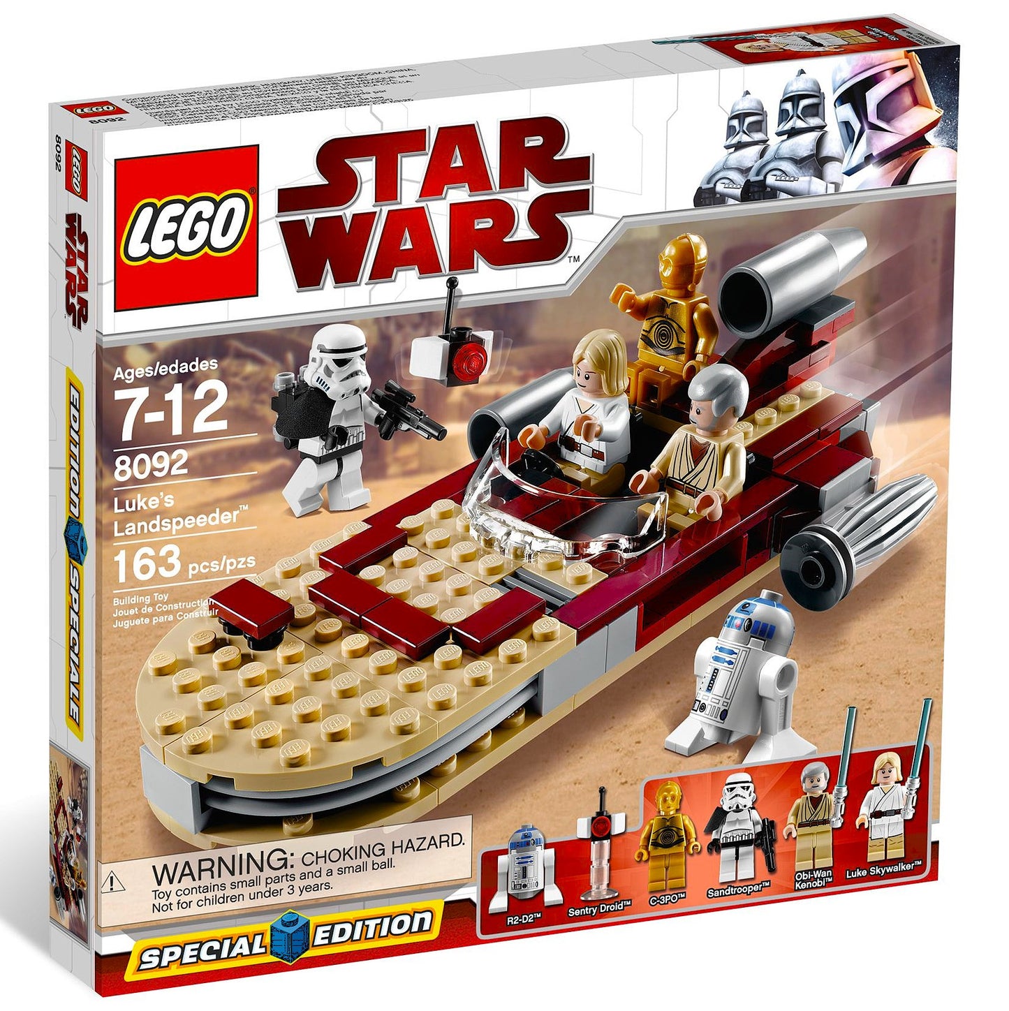 lego star wars 8092 luke skywalker landspeeder tatooine
