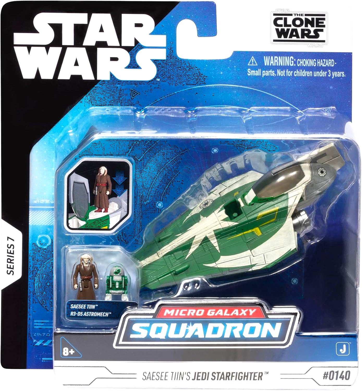 jazwares micro galaxy squadron saesee tiin jedi starighter star wars light armor class series 8 clone wars