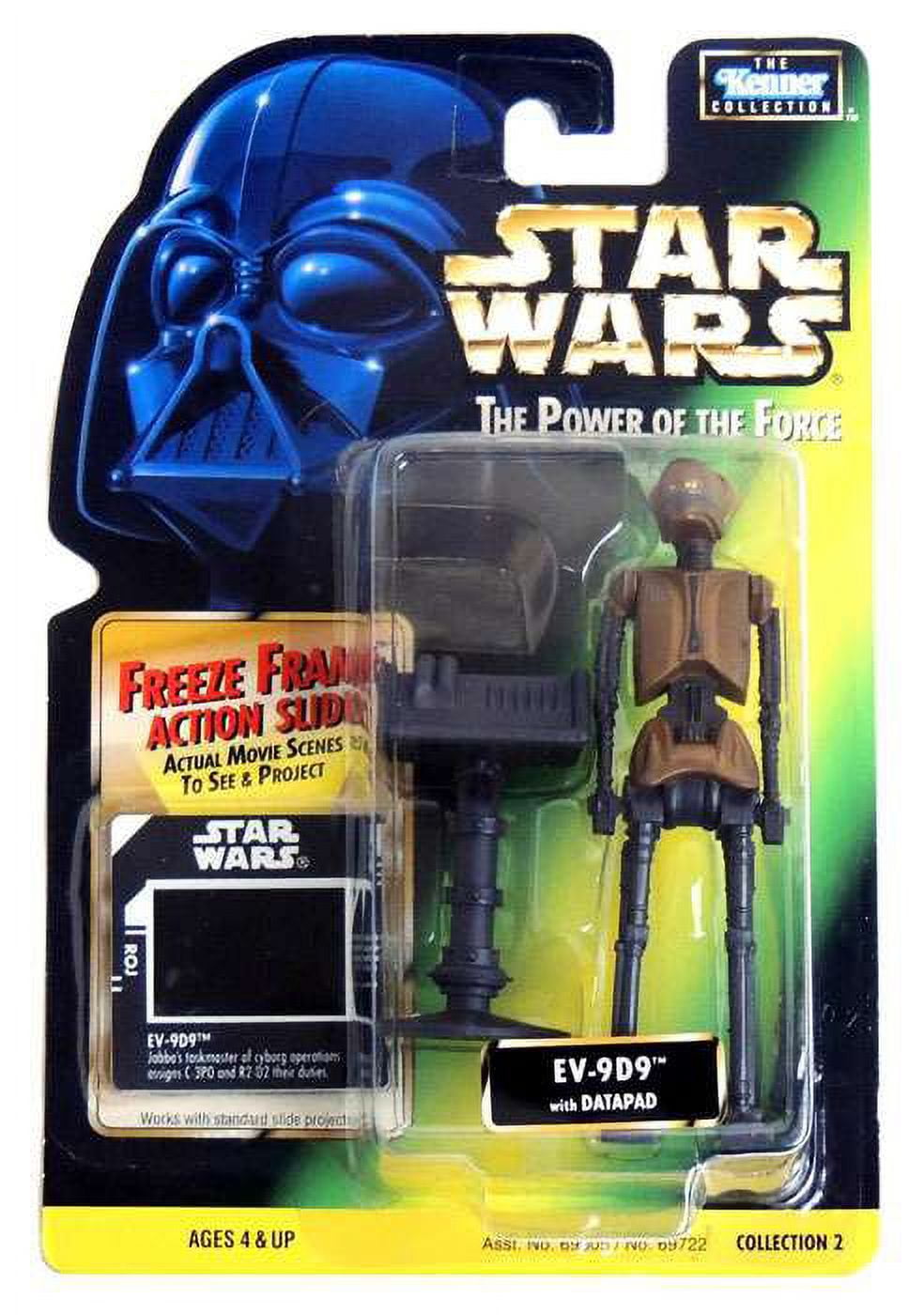 hasbro star wars 3.75 inch action figure EV-9D9 droid return of the jedi jabba palace freeze frame