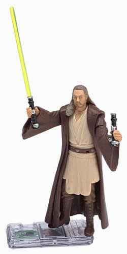 Star Wars Episode I Qui-Gon Jinn (Naboo) w. Commtech chip