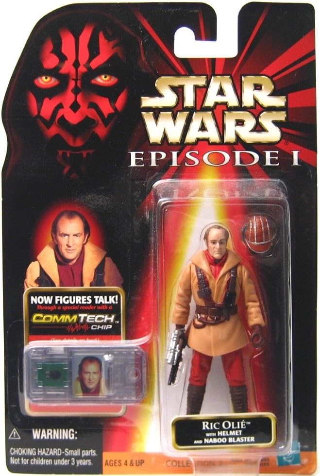 hasbro star wars 3.75 inch action figure ric olie episode I the phantom menace naboo commtech
