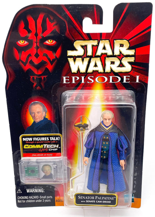 hasbro star wars episode I senator palpatine senate cam droid commtech chip naboo the phantom menace