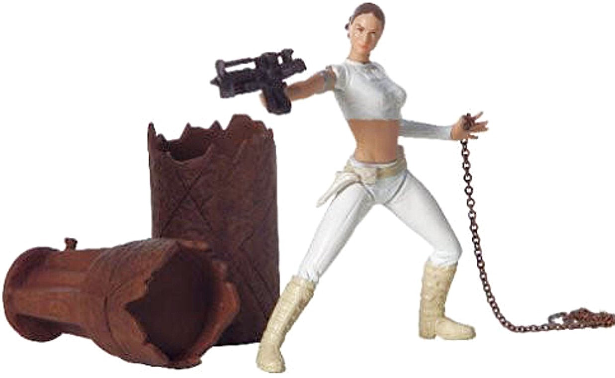 2002 Star Wars Attack of the Clones Padme Amidala - Arena Escape w. Backdrop