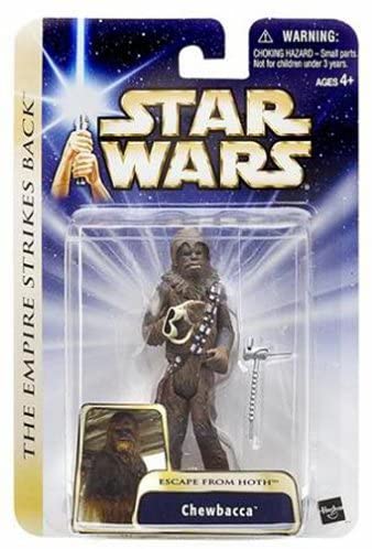 hasbro star wars chewbacca escape from hoth the empire strikes back 1:18 action figure