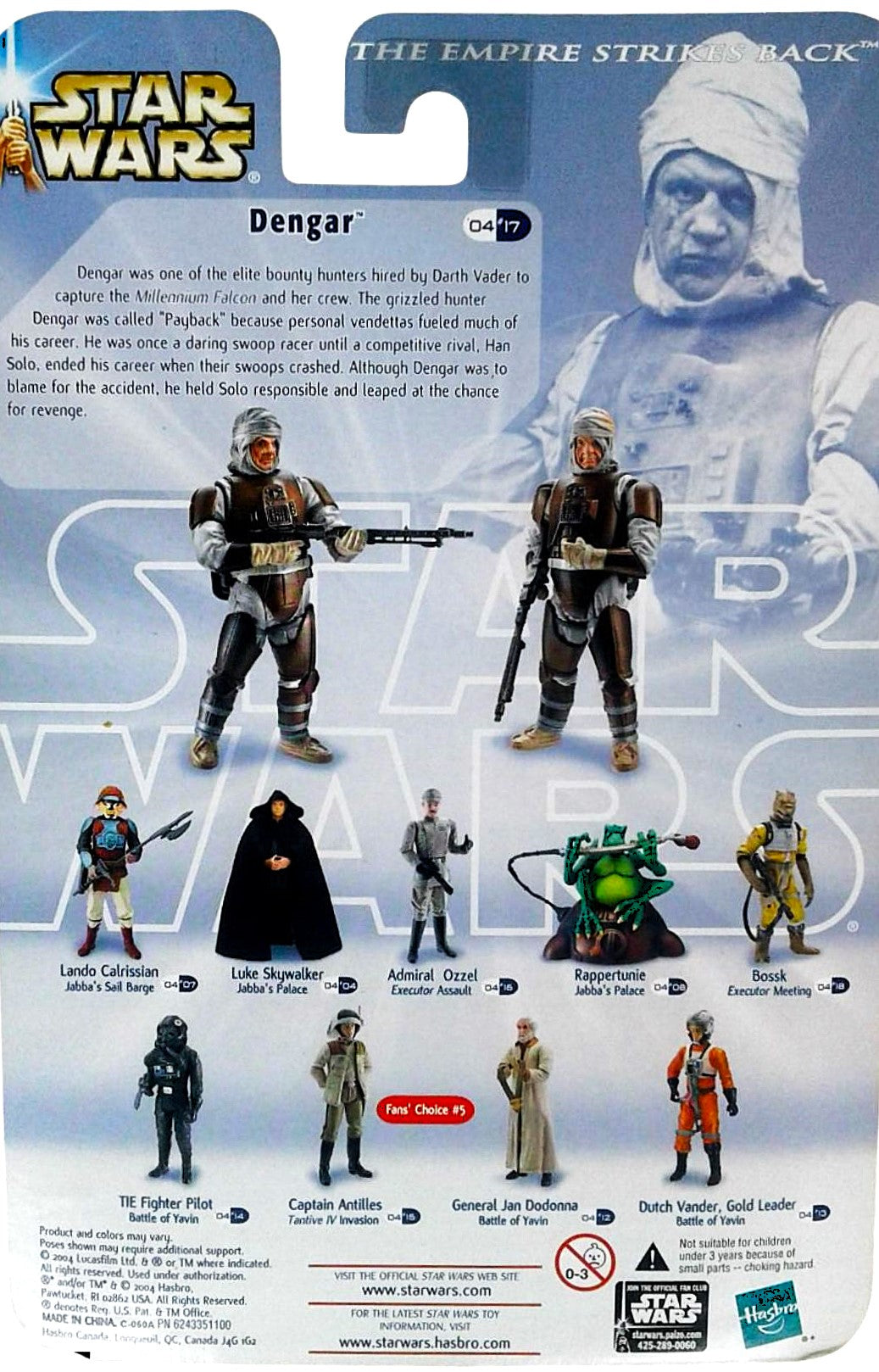 2004 Star Wars Gold Saga Dengar (Executor Meeting)