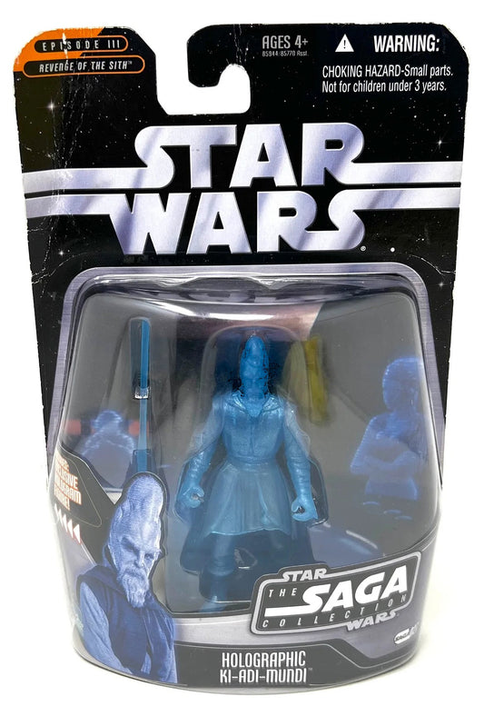 hasbro star wars revenge of the sith saga collection holographic ki-adi-mundi jedi master mini hologram figure