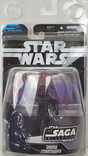 hasbro Star Wars Shop Exclusive Saga Collection Shadow Stormtrooper Figure 1:18 action figure expanded universe 