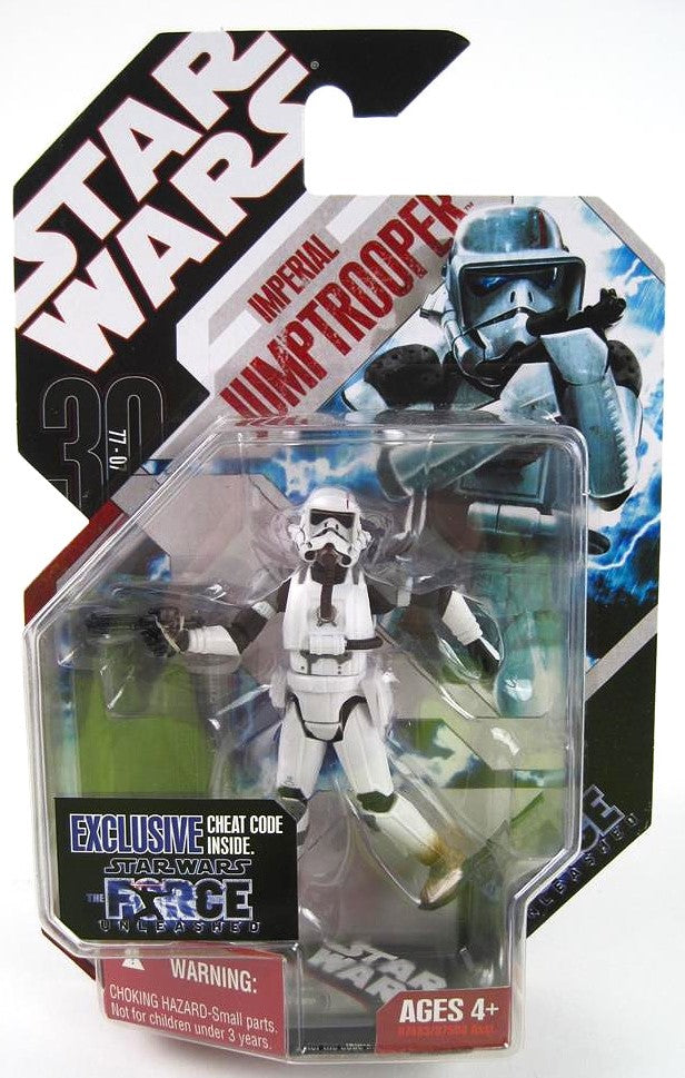 hasbro star wars expanded universe imperial jump trooper the force unleashed 1:18 action figure