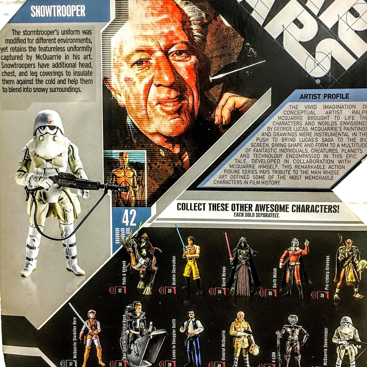 Star Wars McQuarrie Concept Snowtrooper - 30th Anniversary Collection