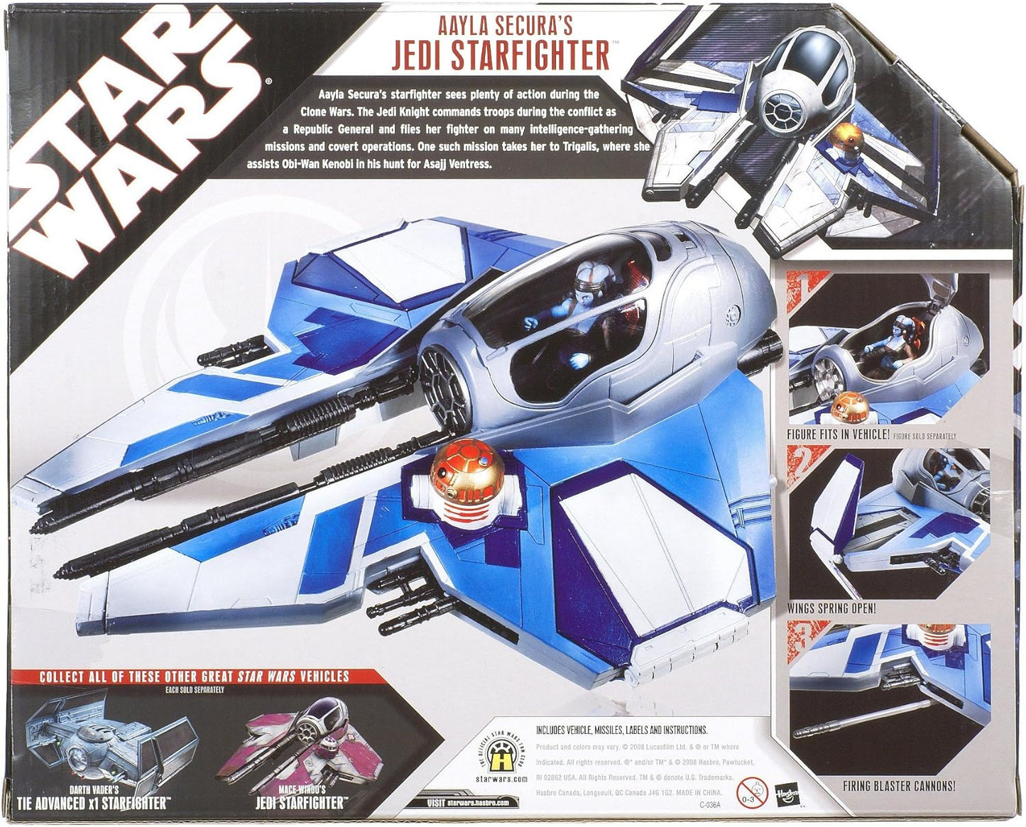 Star Wars 30th Anniversary Collection - Aayla Secura's Jedi Starfighter