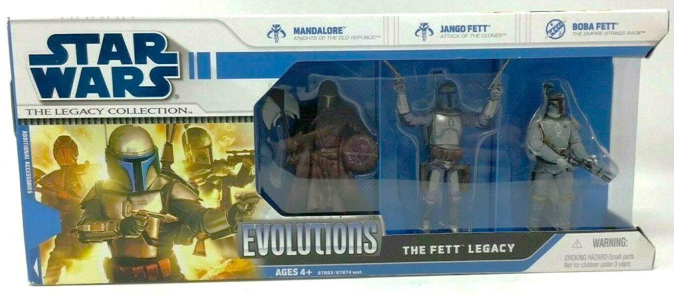 star wars evolutions fett legacy battle pack action figure 1:18 hasbro