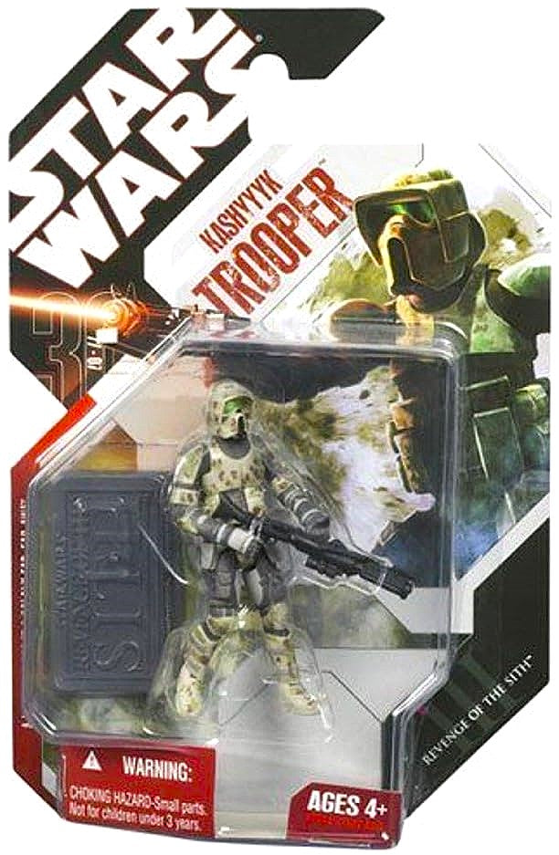 hasbro star wars revenge of the sith kashyyyk trooper 1:18 action figure