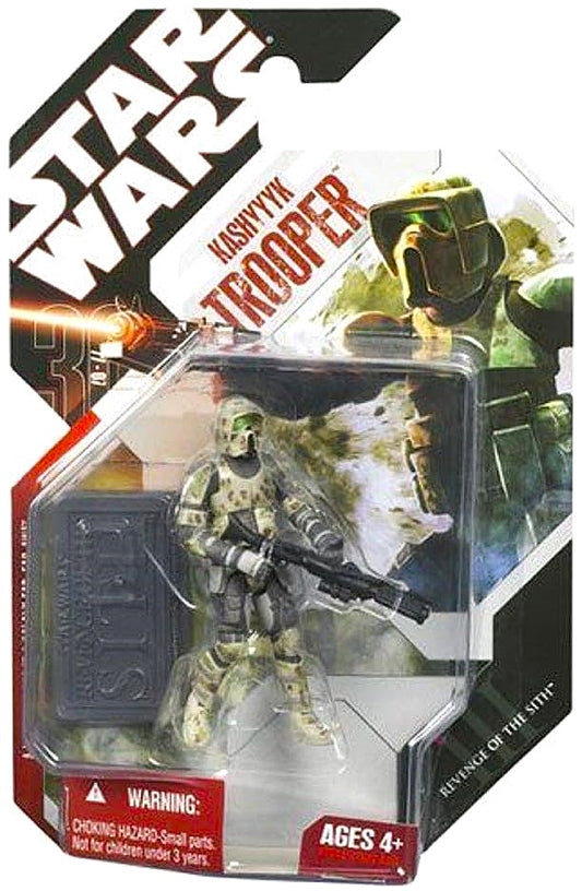 hasbro star wars revenge of the sith kashyyyk trooper 1:18 action figure