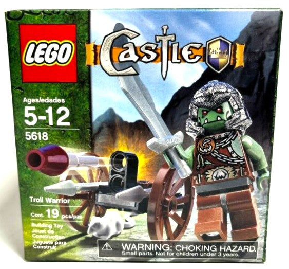 lego castle troll warrior minifigure 5618 kingdoms building block plastic brick 