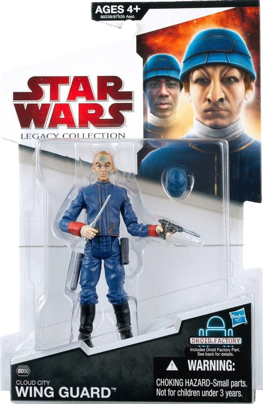 star wars action figure hasbro 1:18 legacy collection build a droid series cloud city wing guard