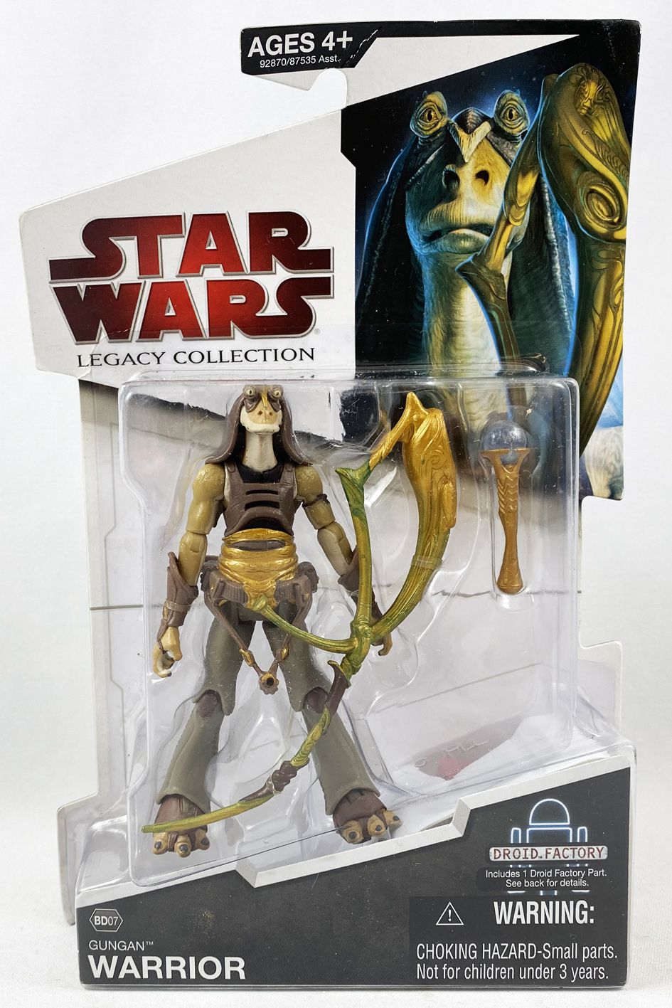 hasbro star wars 1:18 action figure gungan warrior the phantom menace droid factory battle of naboo HK-50