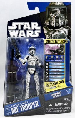 hasbro star wars jungle camo arf trooper CW4 1:18 action figure the clone wars