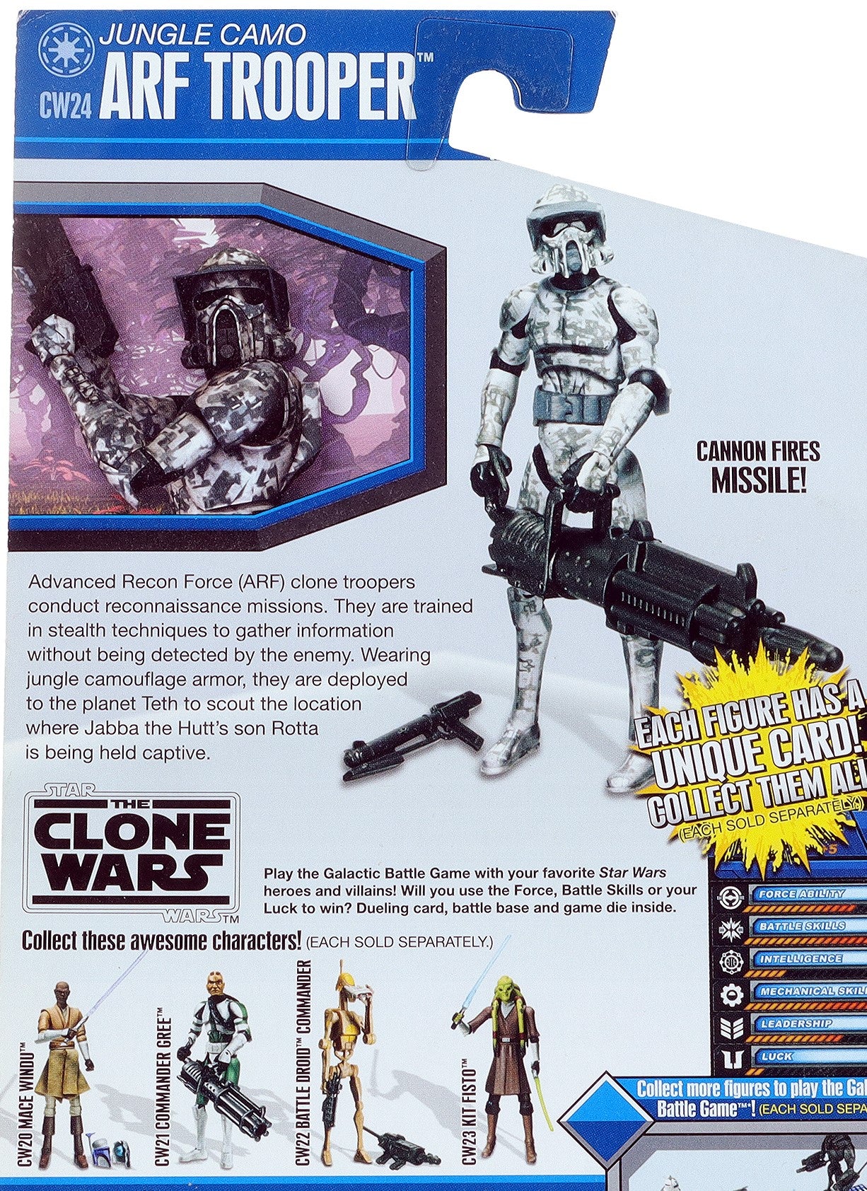 Star Wars The Clone Wars - Jungle Camo ARF Trooper CW24