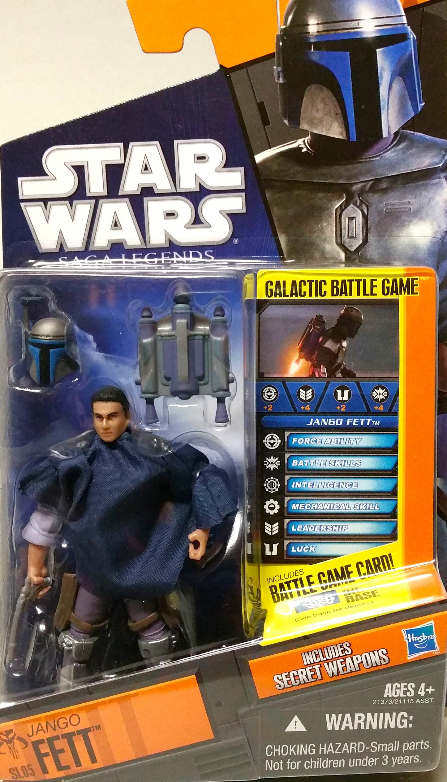 hasbro star wars jango fett 1:18 action figure saga legends galactic battle game attack of the clones 