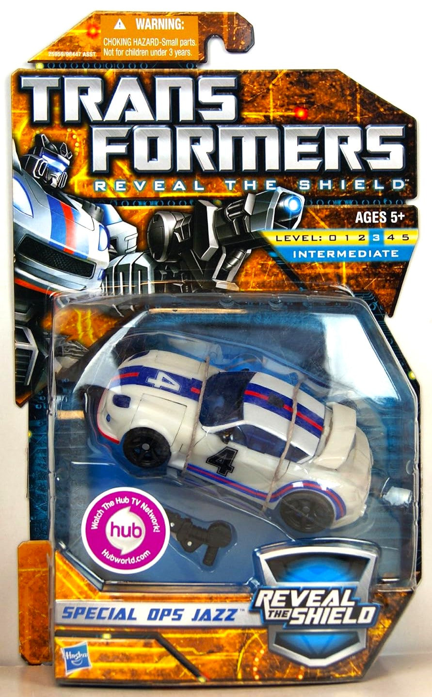 hasbro 2010 transformers deluxe class special ops jazz autobot reveal the shield action figure