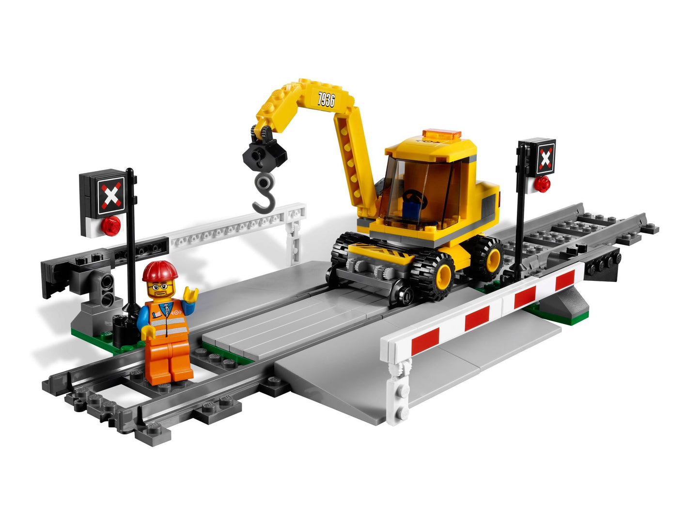 Lego City 7936 Train Level Crossing
