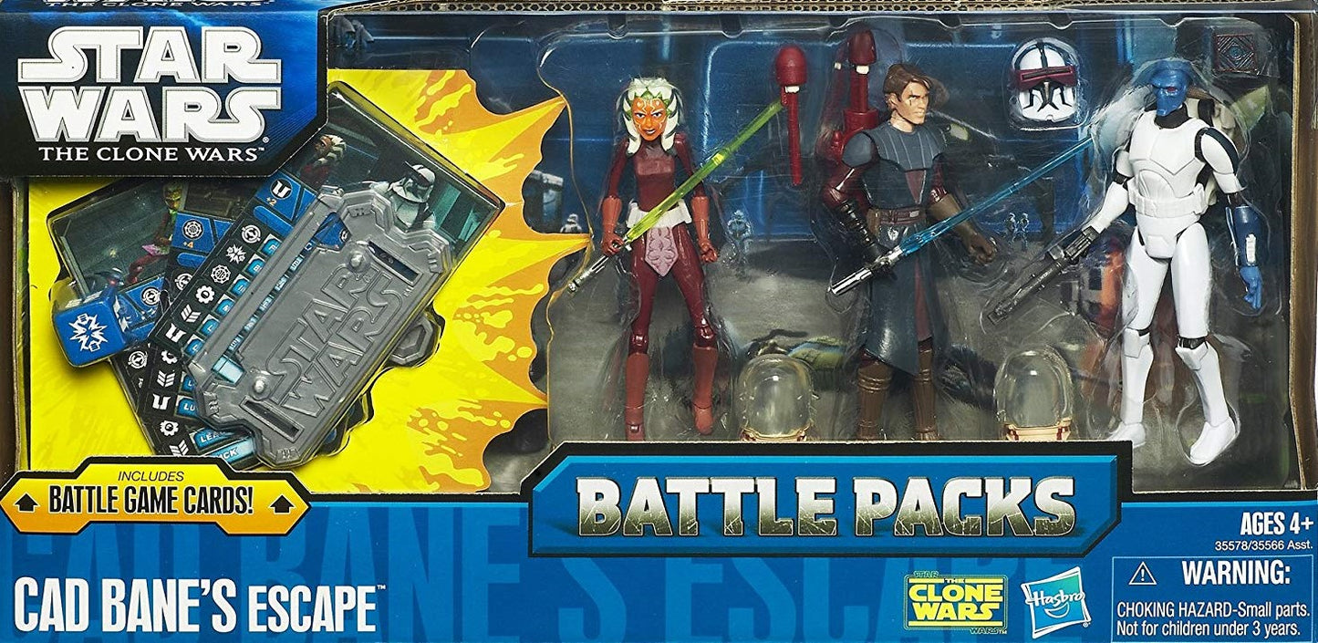 clone wars cad bane ahsoka tano anakin skywalker figure