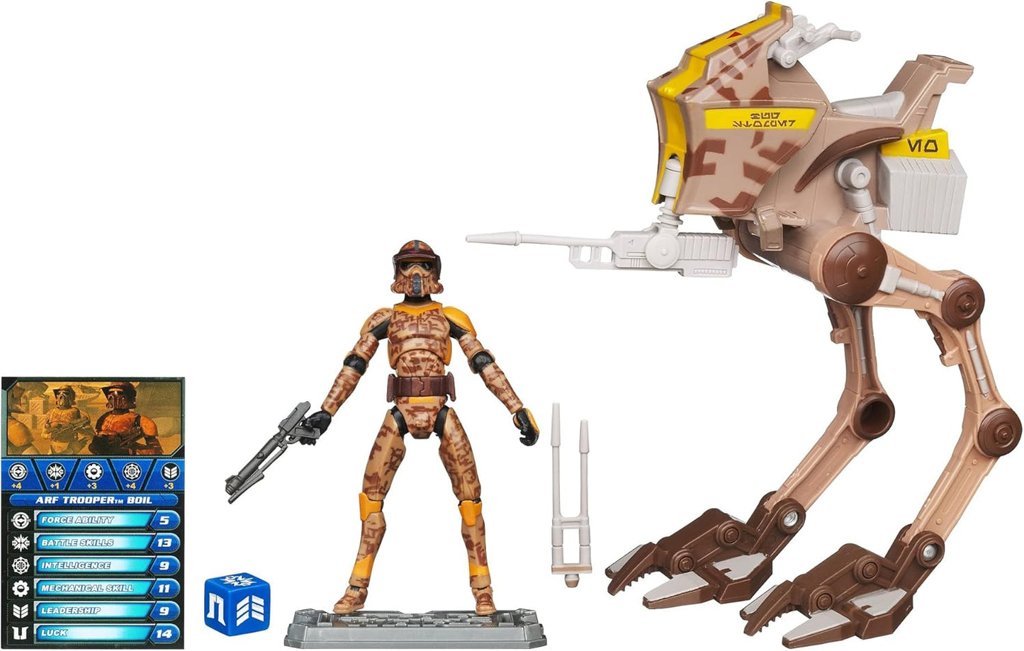 Star Wars The Clone Wars AT-RT with ARF Trooper Boil