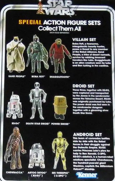 Star Wars 2011 Special Action Figure Villian Set - Boba Fett | Snaggletooth | Sandpeople 3pk