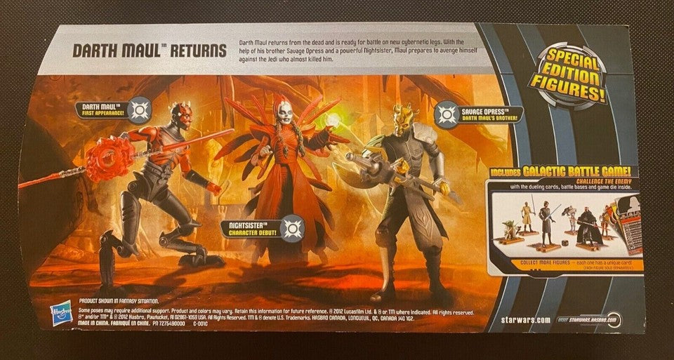 Star Wars The Clone Wars - Darth Maul Returns Battle Pack