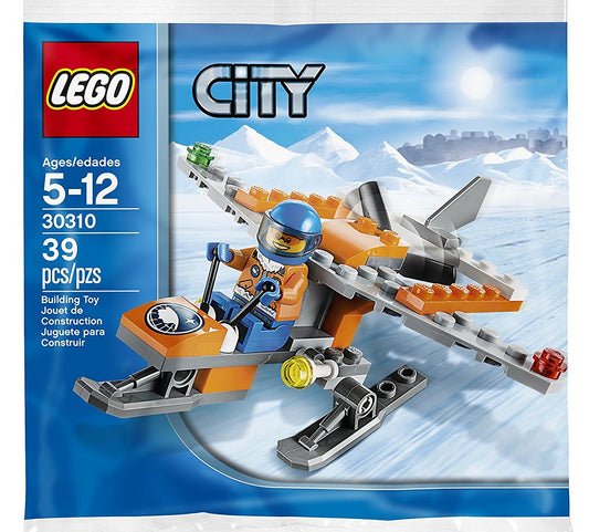 lego city 30310 arctic scout mini plane polybag minifgure plastic building blocks