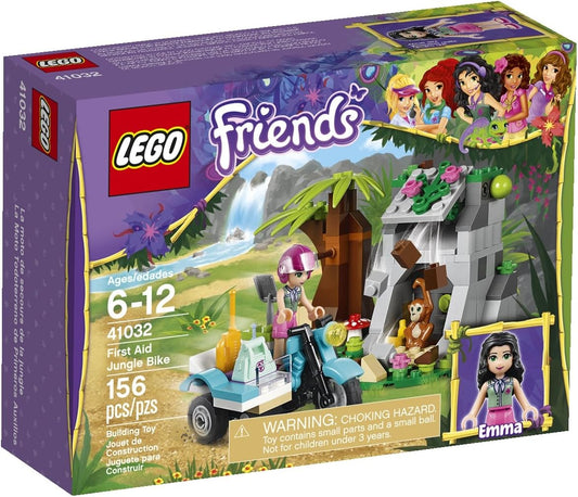 lego friends 41032 first aid jungle bike emma minifigure 