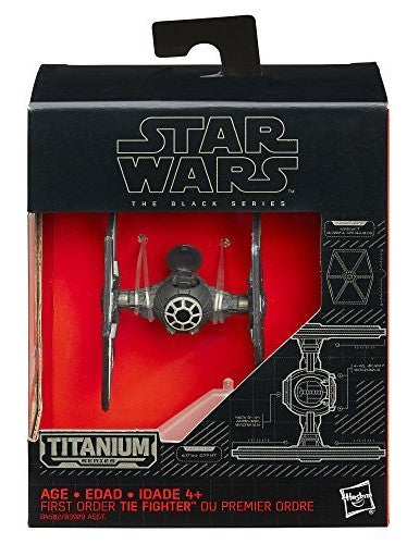 hasbro star wars titanium series first order TIE fighter die cast the force awakens