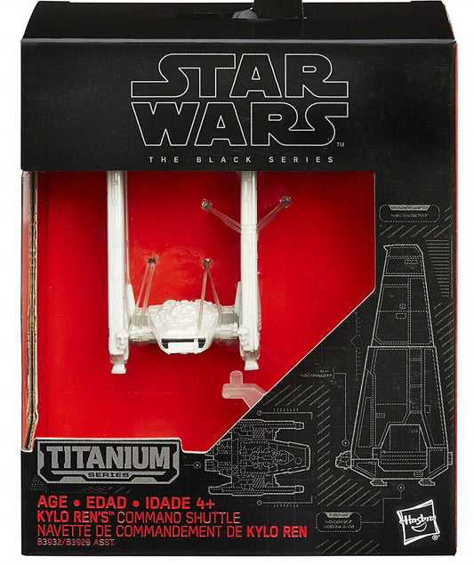 die-cast titanium kylo ren shuttle