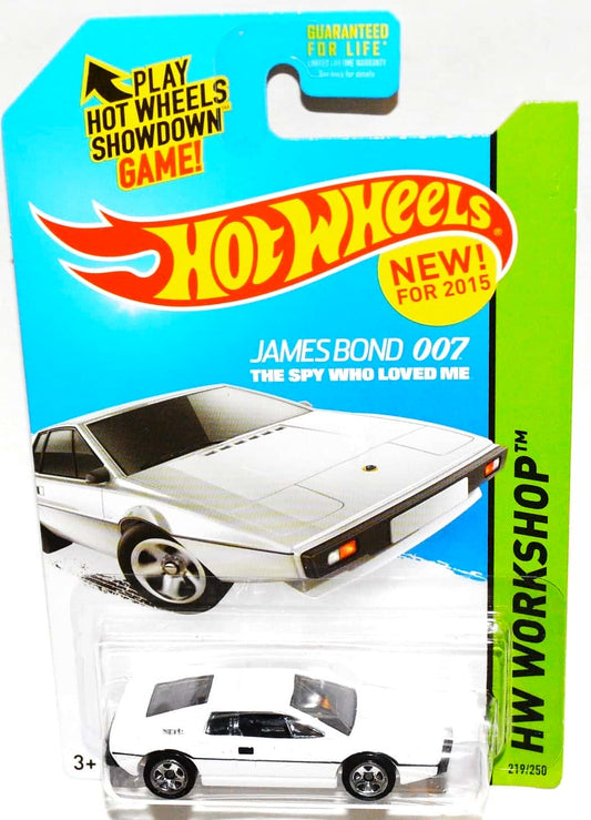 mattel hot wheels james bond 007 lotus esprit S1 die cast 1:64 the spy who loved me hw workshop