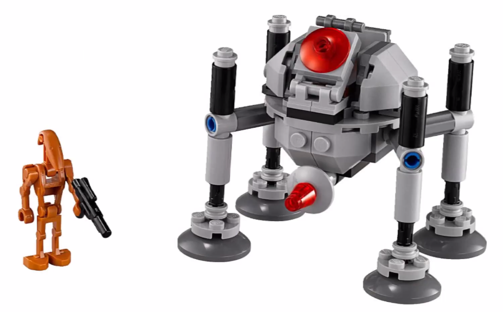 Lego Star Wars 75077 Microfighters Homing Spider Droid