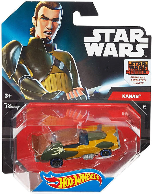 mattel hot wheels star wars rebels kanan jarrus character car 1:64 die cast