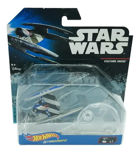 mattel hot wheels die cast starships vulture droid trade federation phantom menace